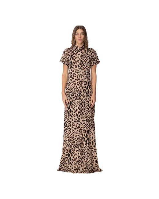 ME FUI Brown Maxi Dresses