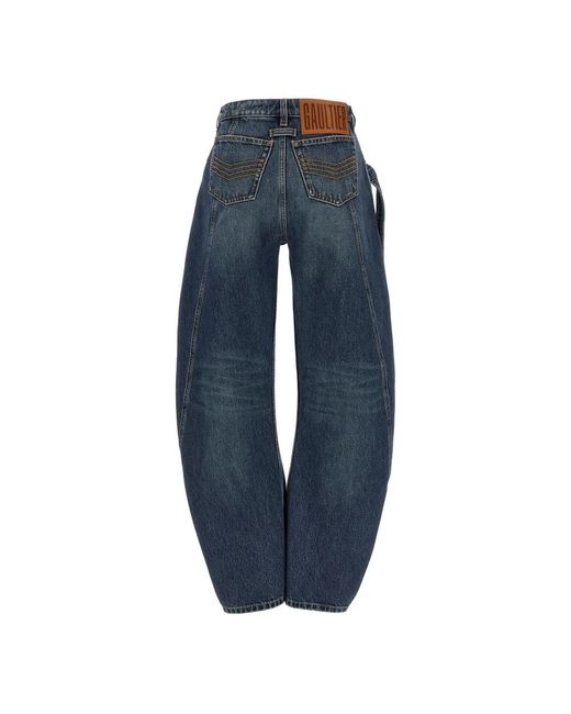 Jean Paul Gaultier Blue Loose Fit Jeans