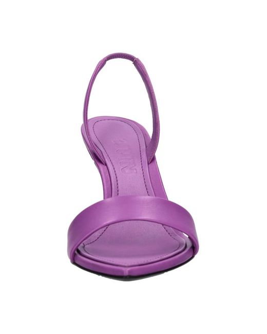 3Juin Purple High Heel Sandals