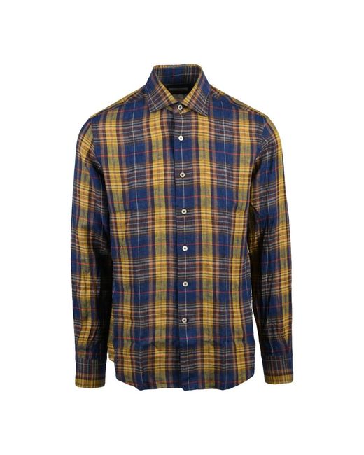 Alessandro Gherardi Blue Casual Shirts for men