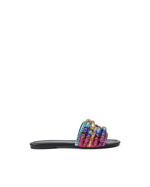 Kurt Geiger Blue Sliders
