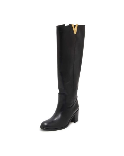 Via Roma 15 Black Over-Knee Boots
