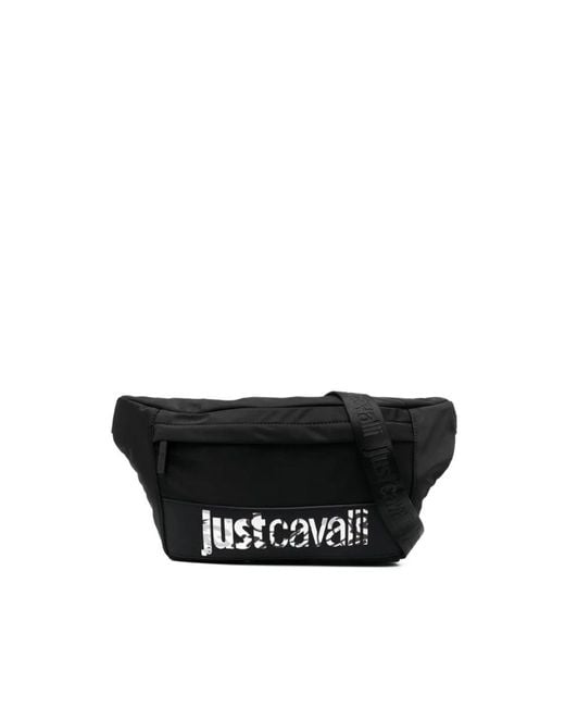 Just Cavalli Black Cross Body Bags for men