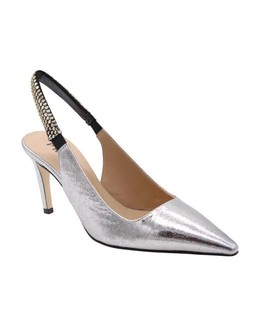 PROSPERINE® Schoenen ,Grijs ,Verbena Pomp Voor Je Tuin in het Metallic