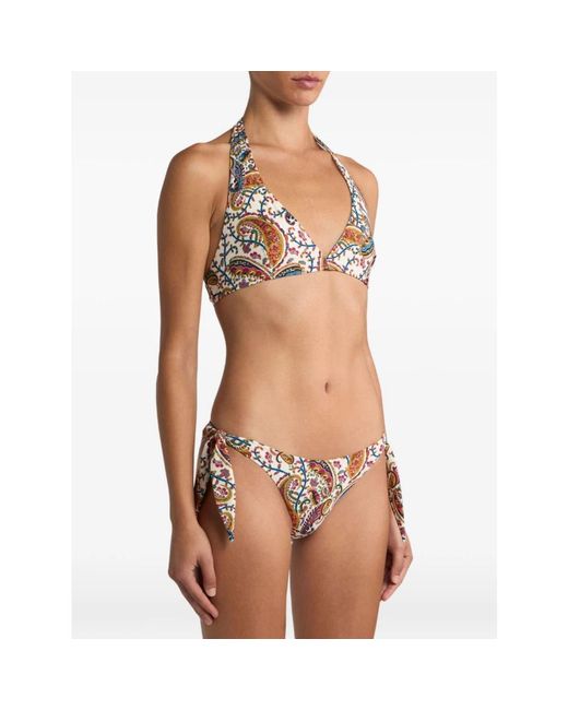 Etro Metallic Bikinis