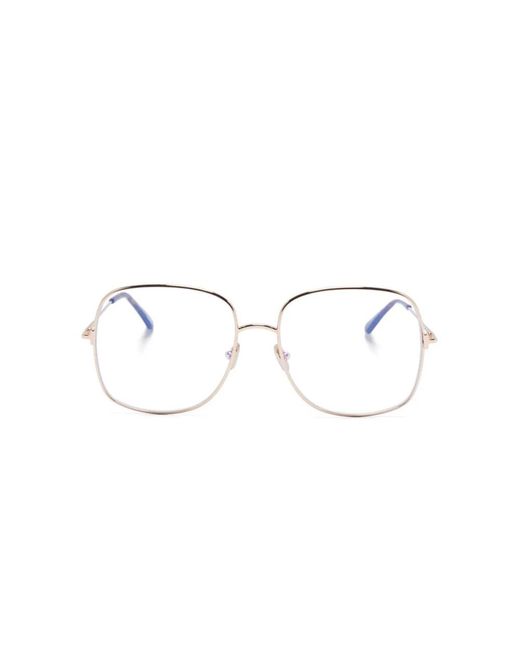 Tom Ford Optical Frame in het Metallic