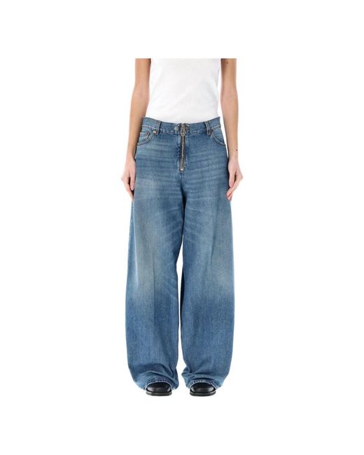 Haikure Blue Loose-Fit Jeans