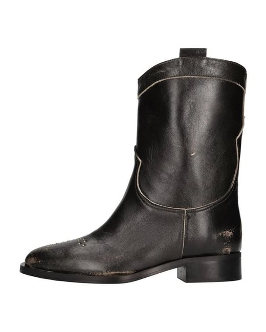 NCUB Black Cowboy & Biker Boots