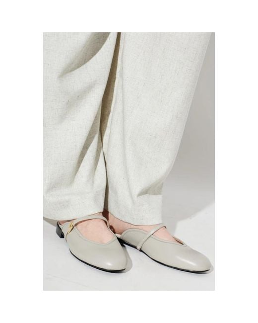 Furla Gray Mules