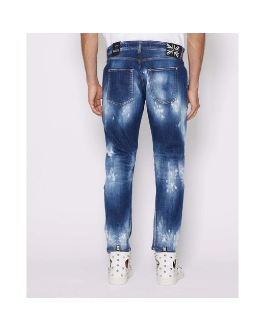 John Richmond Slim-fit jeans in Blue für Herren