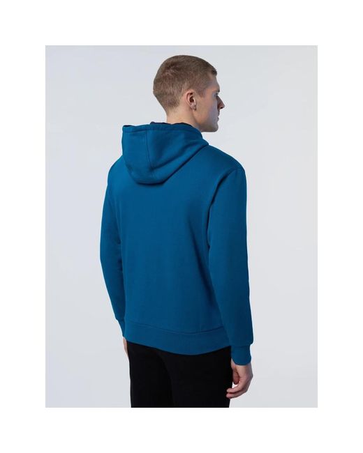 North Sails Blue Zip-Throughs for men
