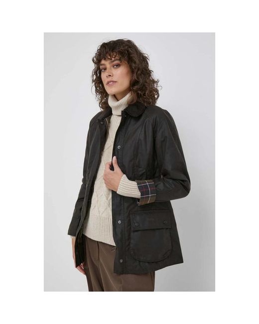 Barbour Classic Beadnell Wax Jacket in het Black