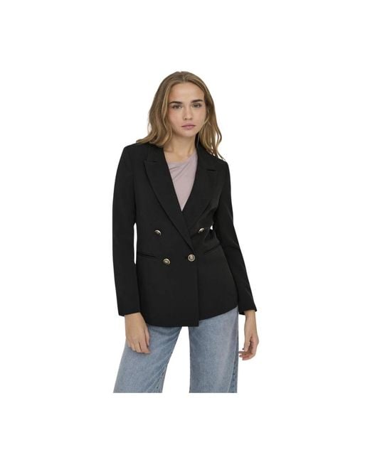Life long sleeves fit blazer donna di ONLY in Black