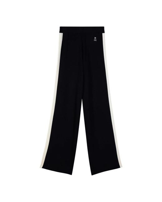 Patrizia Pepe Black Wide Trousers