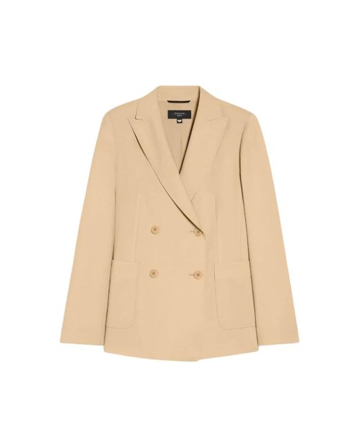 Max Mara Natural Blazers