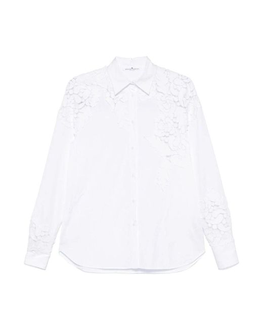 Ermanno Scervino White Bianco hemd ss25