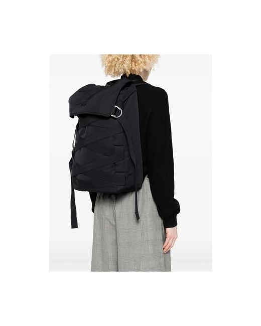 Y-3 Black Backpacks