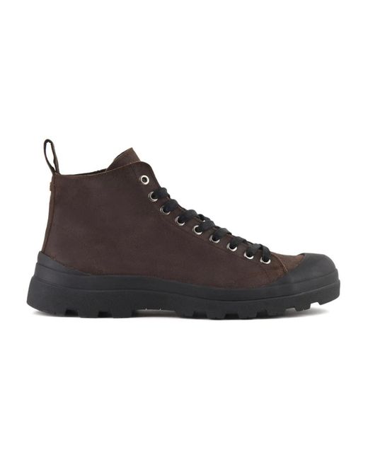 Lace-Up Boots Pànchic de hombre de color Brown