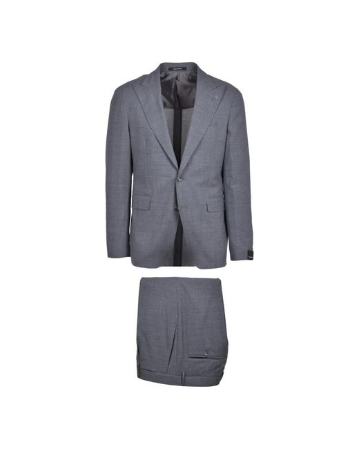 Tagliatore Single Breasted Suit in het Gray voor heren