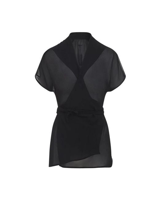 Rick Owens Black Blouses