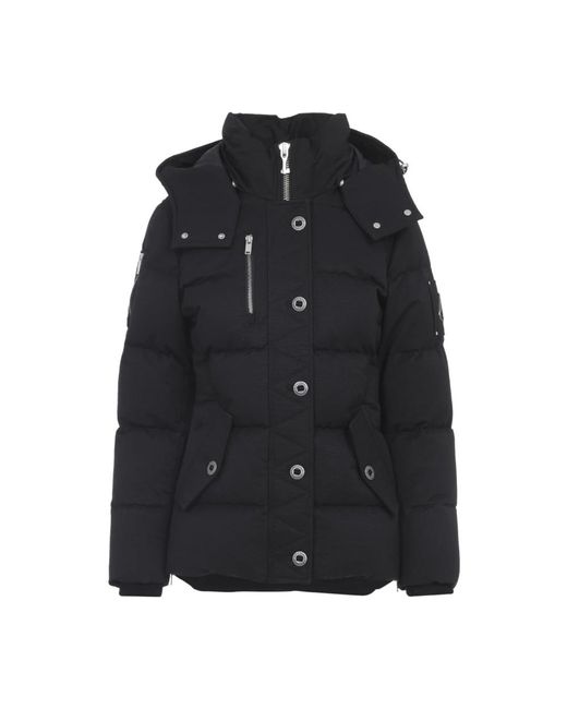 Moose Knuckles Black Down Jackets
