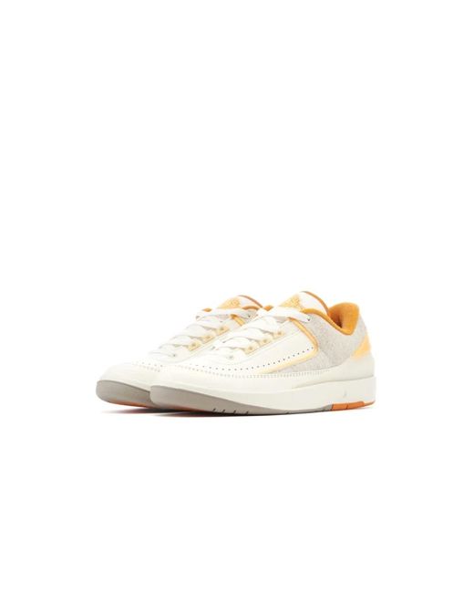 Nike Retro low air jordan 2 sneakers in White für Herren