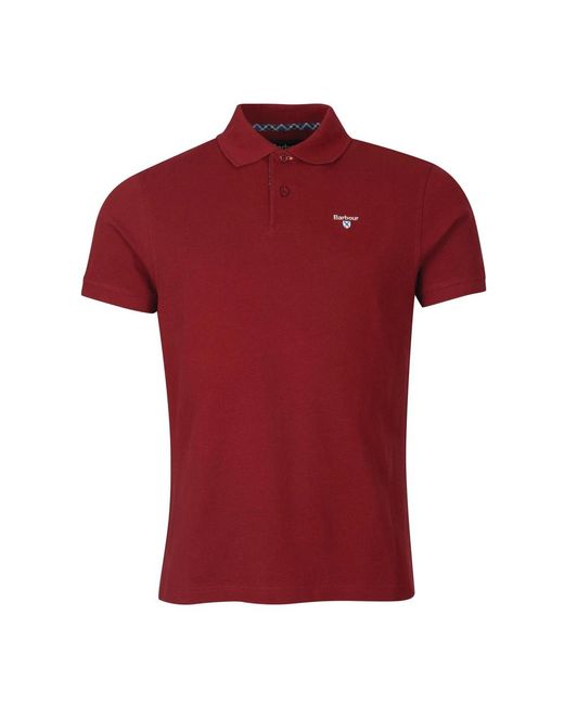Barbour Red Polo Shirts for men