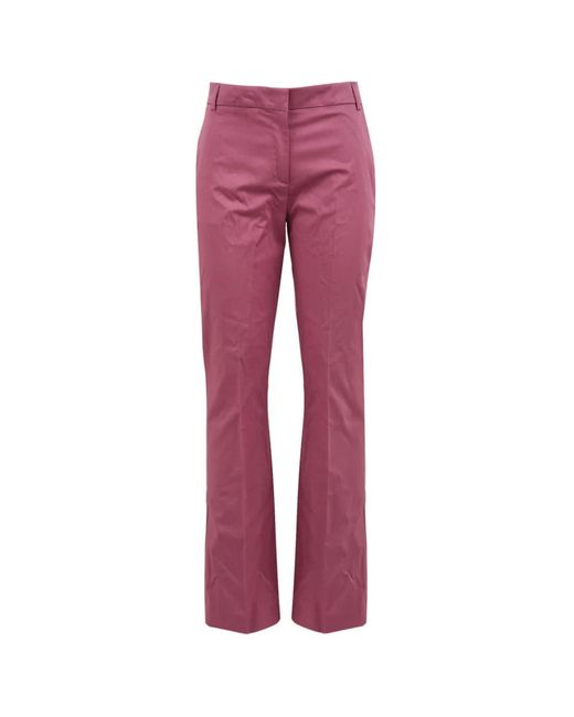 Wide Trousers Drumohr en coloris Red