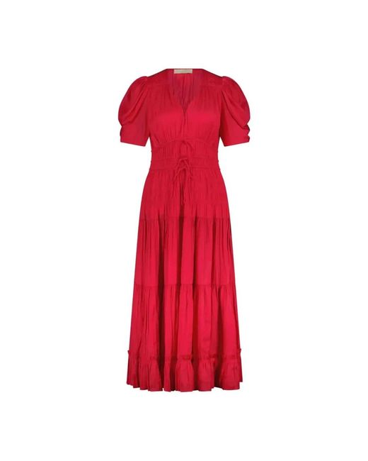 Ulla Johnson Red Maxi Dresses