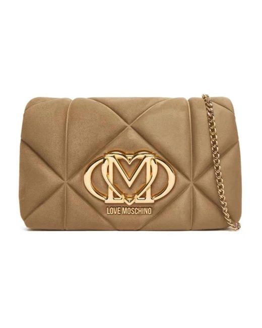 Love Moschino Metallic Cross Body Bags