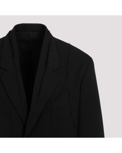Undercover Schwarze polyesterjacke in Black für Herren