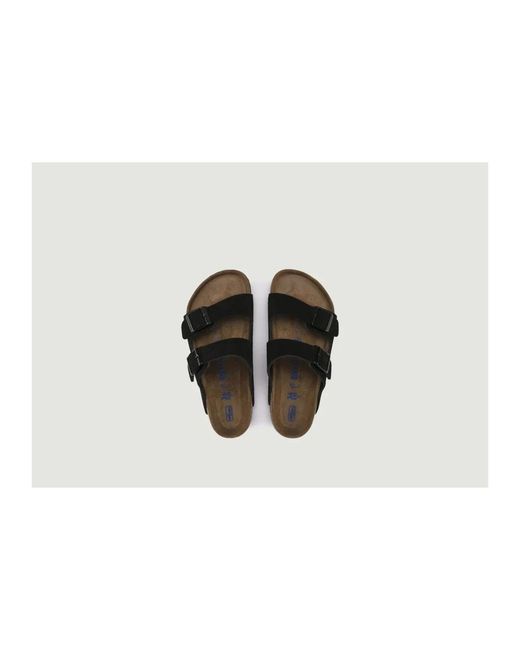 Birkenstock Black Sliders for men