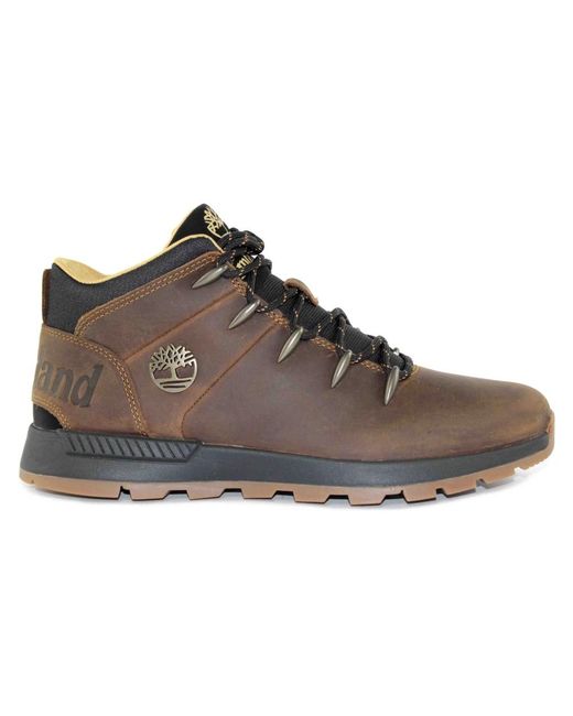 Timberland Brown Lace-Up Boots for men