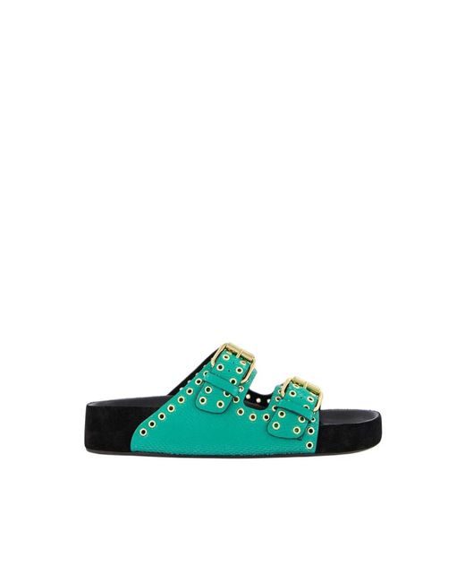 Isabel Marant Green Sliders