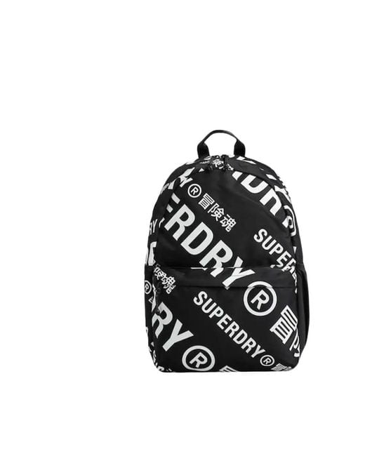 Superdry Backpacks in het Black voor heren