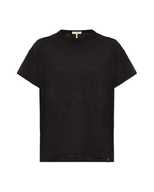 Camiseta de algodón pima Rag & Bone de color Black