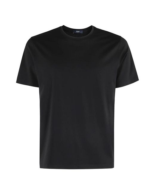 Herno Black T-Shirts for men