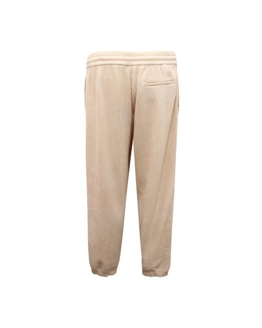 Sweatpants di Armani in Natural da Uomo
