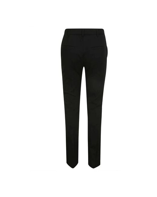 Sportmax Black Slim-Fit Trousers