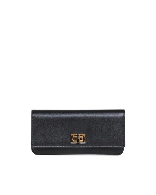 Fendi Black Continental Wallet