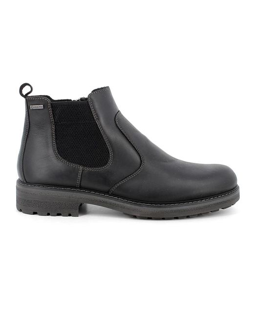 Igi&co Black Chelsea Boots for men