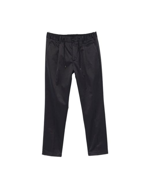Herno Blue Slim-Fit Trousers for men