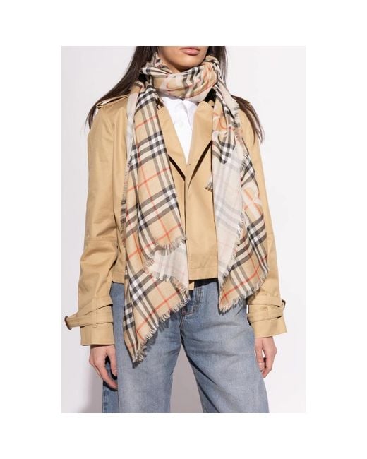 Burberry Natural Scarves