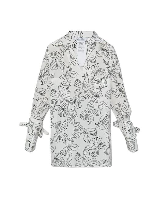 Max Mara Shirt Dresses in het White