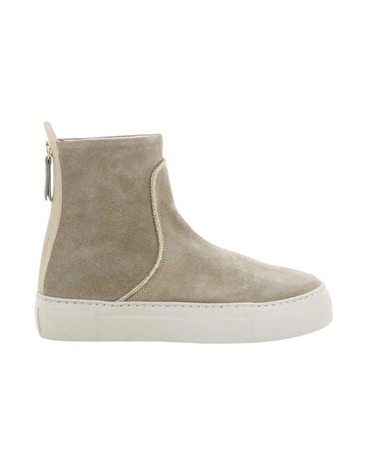 Agl Attilio Giusti Leombruni Gray Taupe meghan strass schuhe