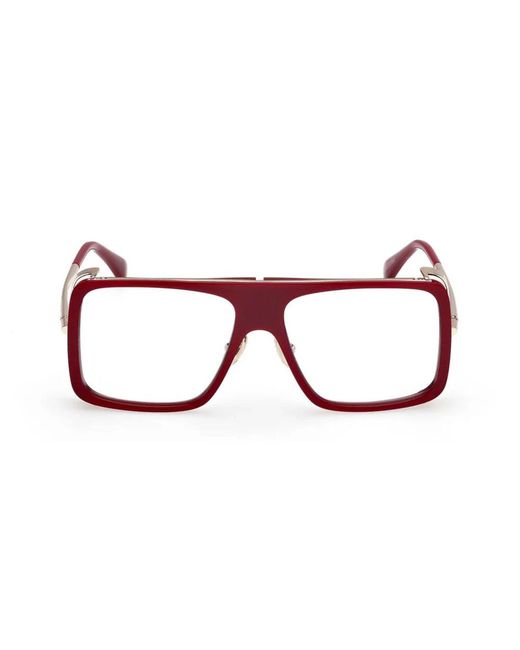 Max Mara Red Glasses