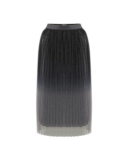 Ichi Gray Midi Skirts
