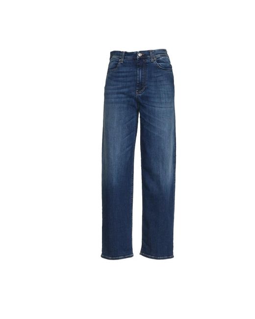 Department 5 Blue Straight Jeans