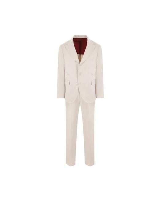 Single Breasted Suits Brunello Cucinelli de hombre de color Natural