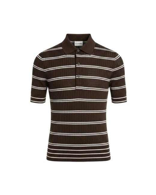 Closed Polo in het Black